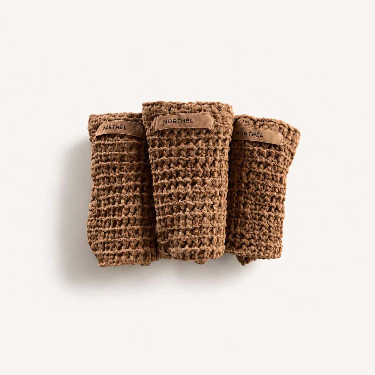 NORTHÉL þvottastykki - 3 stykki í pakka - 30x30cm