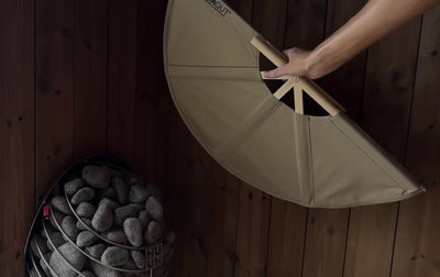 Blævængur fyrir sauna til að dreifa hita um rýmið